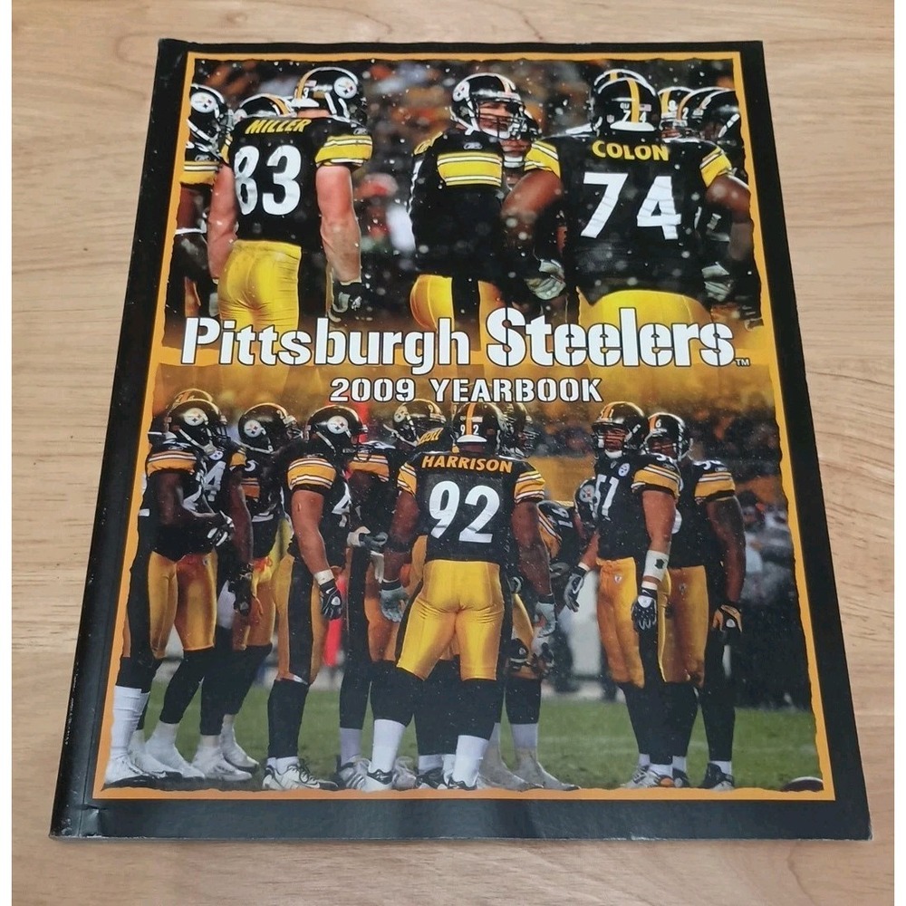 Pittsburgh Steelers 2009 Team Yearbook NFL Vintage Football Memorabilia
